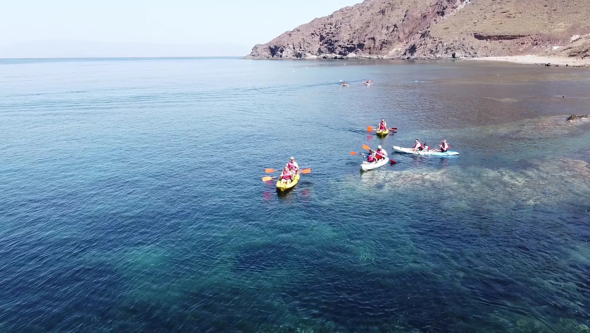 Kayak en Agua Amarga – Cala del Plomo y Cala de Enmedio