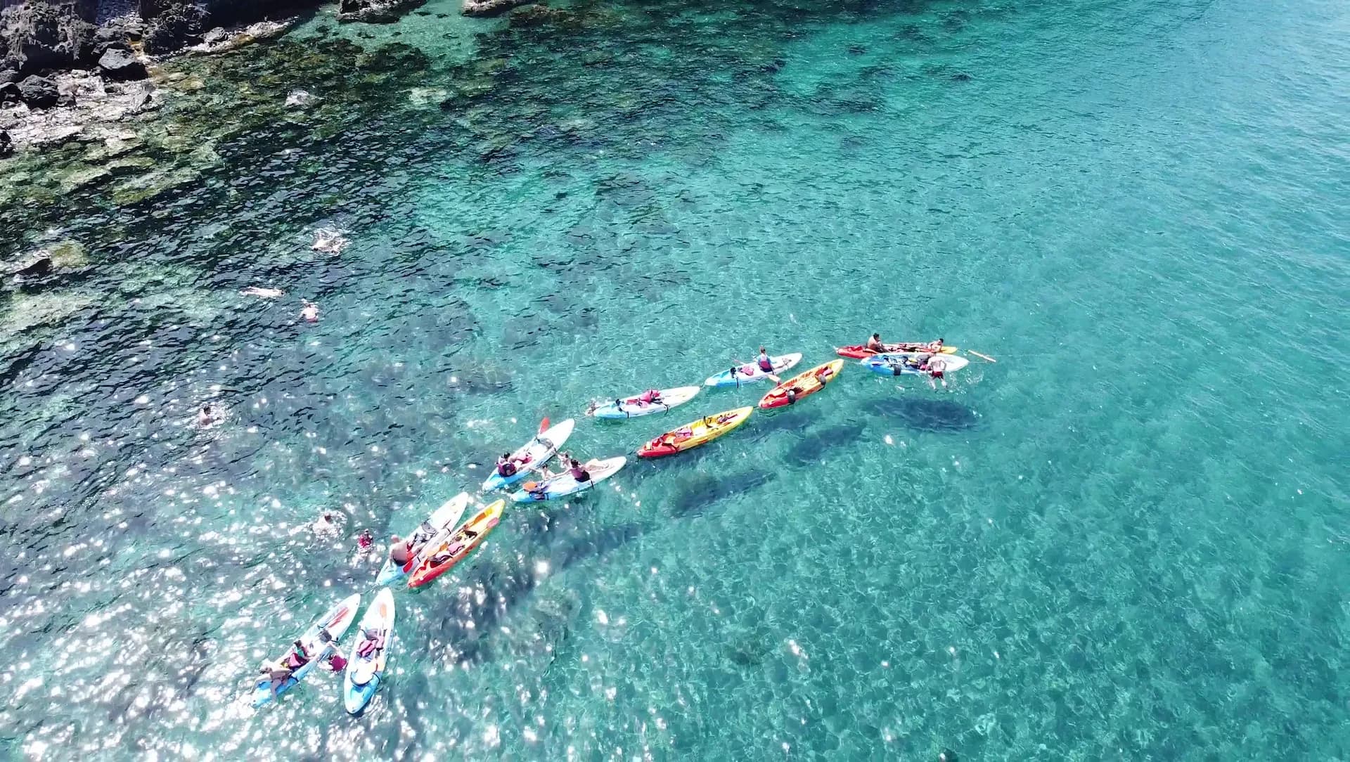 Rutas de kayak en el Parque Natural Cabo de Gata-Níjar